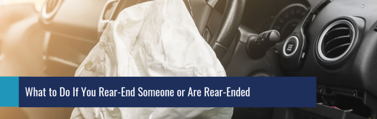 What To Do If You're In A Rear-End Collision - Damage Or Not